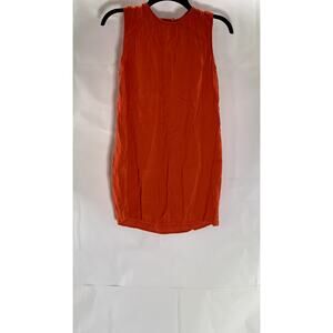 TIFFI Women's Red Crewneck Sleeveless Lightweight Back Keyhole Tank Top SZ S